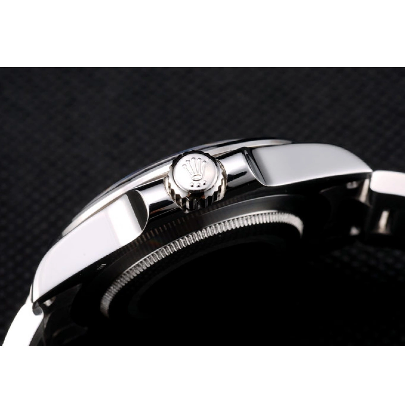 Aaa replica watch White Explorer Steel Bezel Watch Stainless Rolex Dial 0611